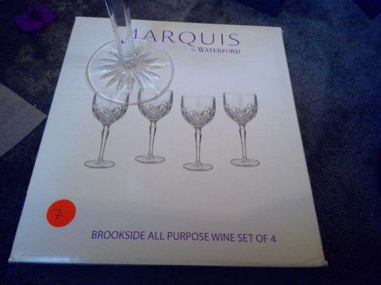 Marquis by Waterford Brookside all-purpose wine set of 4