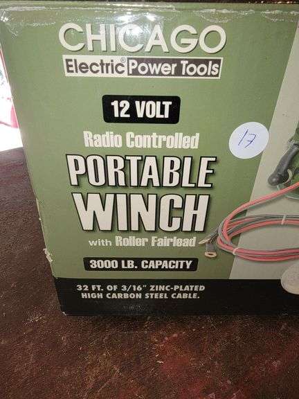 Chicago Radio Controlled Portable Winch NEW