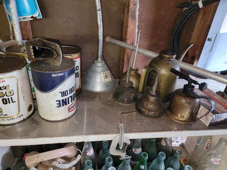 Old Oil Cans and Oilers and more