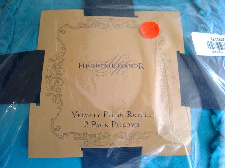 Velvety Plush 2 Pack of Pillows