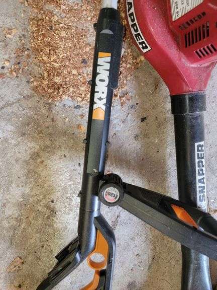 Snapper Blower, Troy Bilt Weedeater, WORX weedeater with no battery