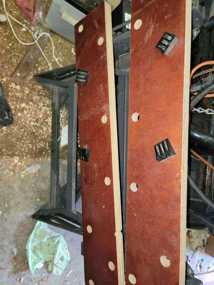 2 Saw Horses and work bench