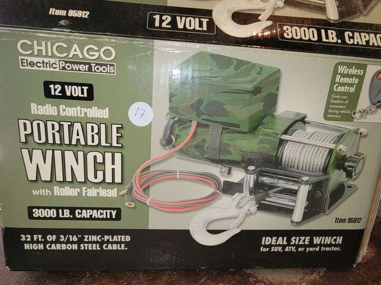 Chicago Radio Controlled Portable Winch NEW