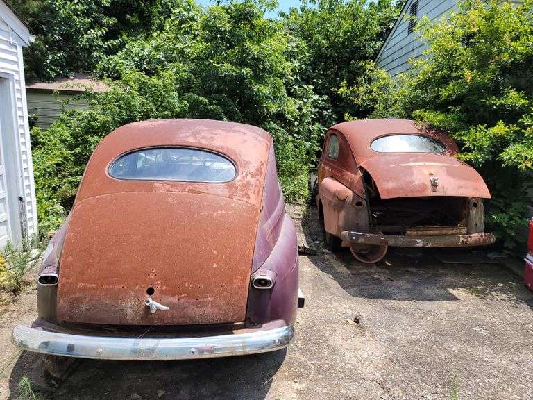 2 1941 Ford Super Deluxe Vehicles