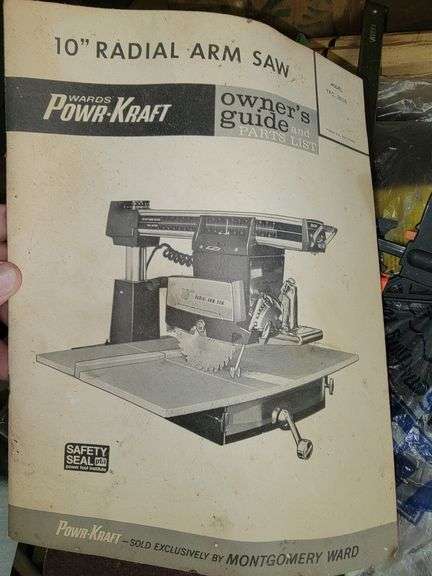 Wards Powr-Kraft 10" Radial Arm Saw