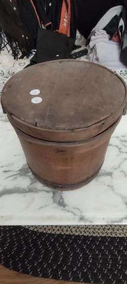 Antique Firkin Sugar Bucket