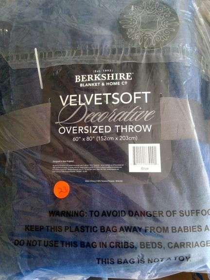 Velvet Soft Oversized Throw