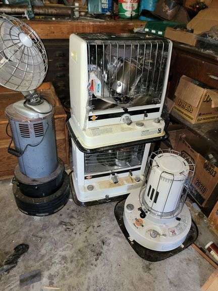 5 Heaters, Kerosene and Electric