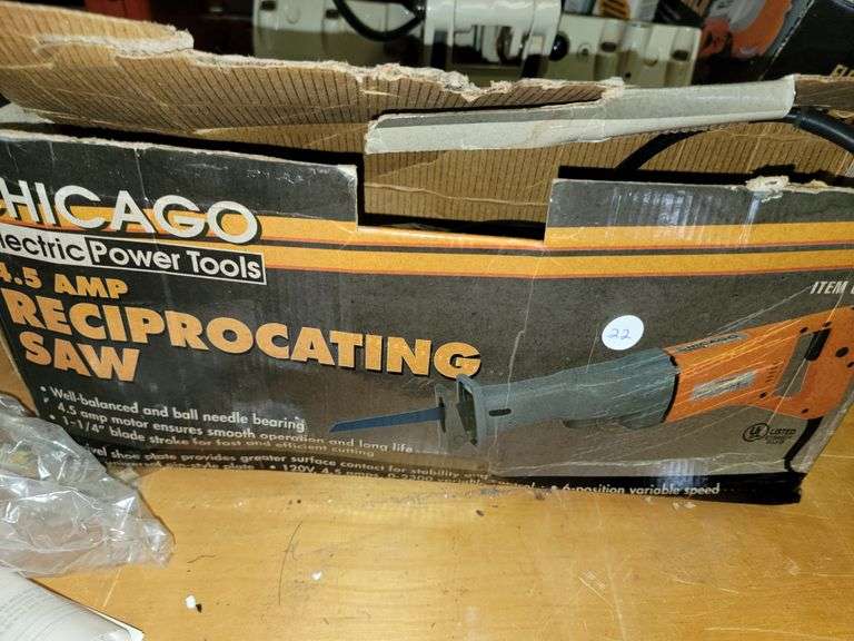 New Chicago Reciprocating Saw