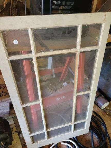 3  40" by 22"old wooden windows.  Great for decor