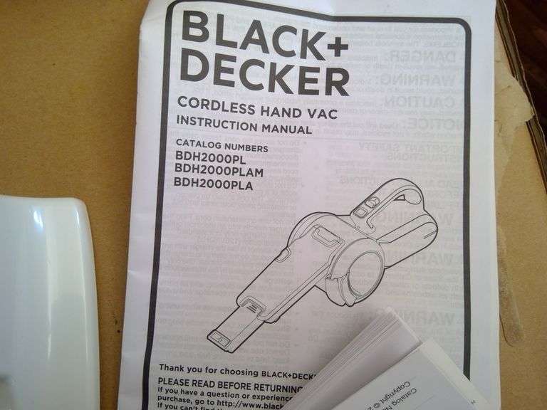 New Black and Decker Cordless HandVac