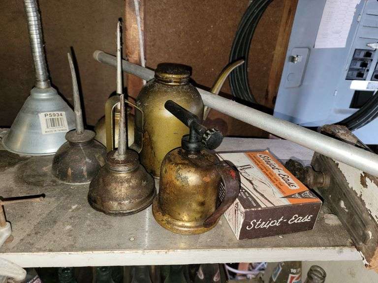 Old Oil Cans and Oilers and more