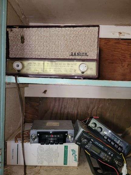 Old Zenith Radio and Car Stereos