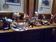Numerous Bird Porcelain Figurines