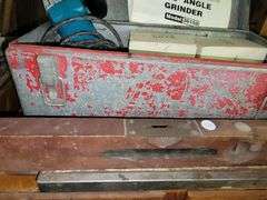 Chicago 4.5" Angle Grinder, Wooden Level, Grinder and more