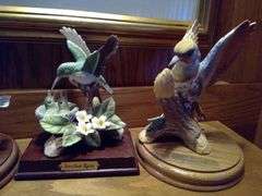 Numerous Bird Porcelain Figurines