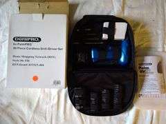 50 pc. Cordless Drill Driver