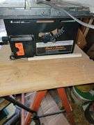 Black and Decker 8" Induction Motor Table Saw with stand