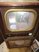 Old vintage Tube tv cabinet.  Many uses
