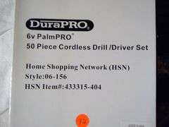 50 pc. Cordless Drill Driver