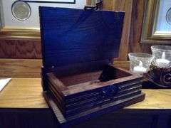 LED Candle Display, Coasters, and Decorative Storage Box