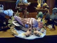 Numerous Bird Porcelain Figurines
