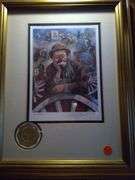 Limited Edition Signed Emmett Kelly Circus Collection Framed Art