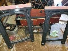 2 Saw Horses and work bench