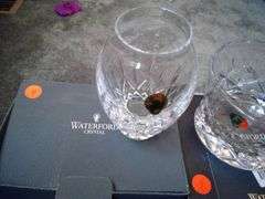 Waterford Astor Bottle Coaster, Lismore Candy Bud Vase