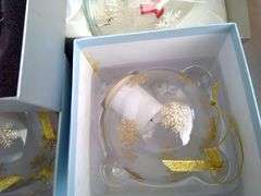 Glass Angel and SnowBall Decorations