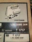Craftsman Sabre Saw, 6" Bench Grinder, Craftsman Sander