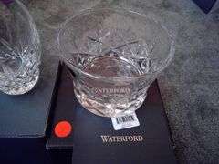 Waterford Astor Bottle Coaster, Lismore Candy Bud Vase
