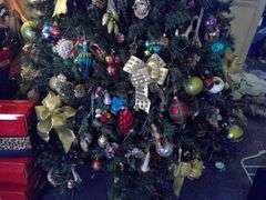 Full, Beautiful Decorated Christmas Tree