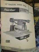 Wards Powr-Kraft 10" Radial Arm Saw