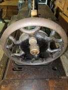 Antique New Home Sewing Machine and Cabinet