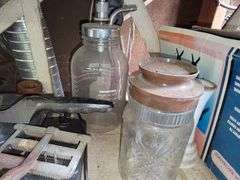Mason Jars, Jar sprayer, nuts/bolts organizer and more