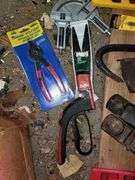 Bucket full of Planers, Drill Bits, Hammers, Crowbar and more