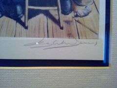 Limited Edition Signed Emmett Kelly Circus Collection Framed Art