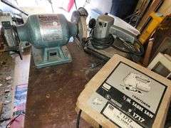 Craftsman Sabre Saw, 6" Bench Grinder, Craftsman Sander