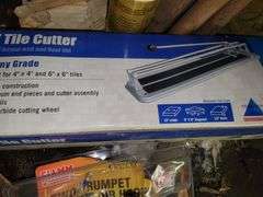 Vehicle Air Horn, Tile Cutter, Cast Iron Pan and more
