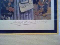 Limited Edition Signed Emmett Kelly Circus Collection Framed Art