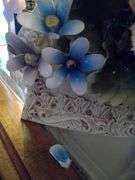 2 Decorative Porcelain Flower Pieces