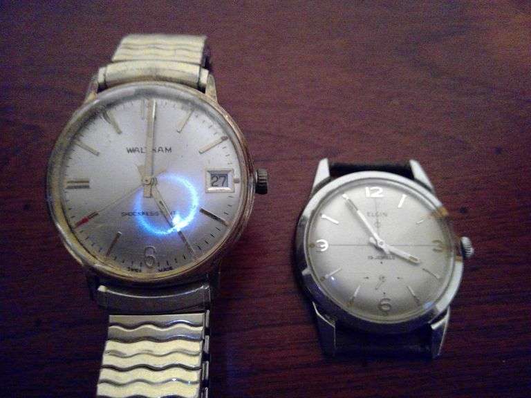 MENS ELGIN AND WALTHAM WATCHES