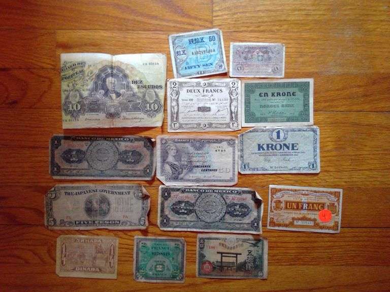 WORLD WAR 1 AND WORLD WAR 2 FOREIGN CURRENCY