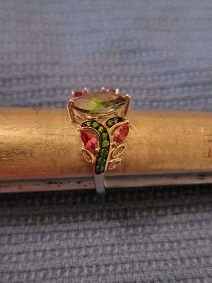 NEW STERLING SILVER LADIES RING SIZE 8