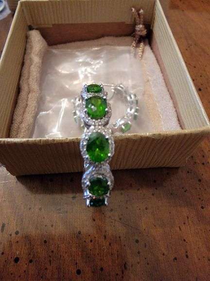 NEW RHODIUM OVER STERLING SILVER HOOP EARRINGS