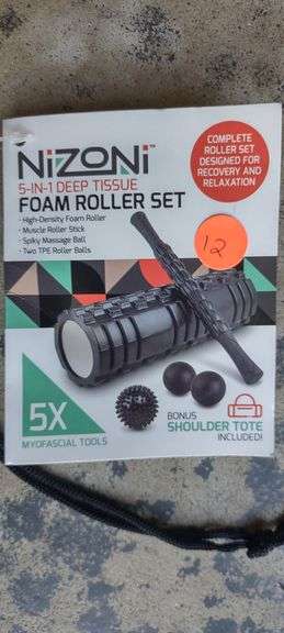 Nizoni 5 in 1 Deep Tissue Foam Roller Set