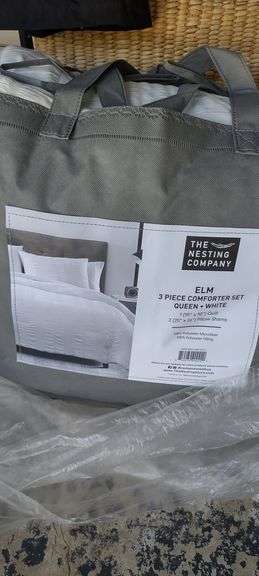 Elm Queen Size 3 piece Comforter Set