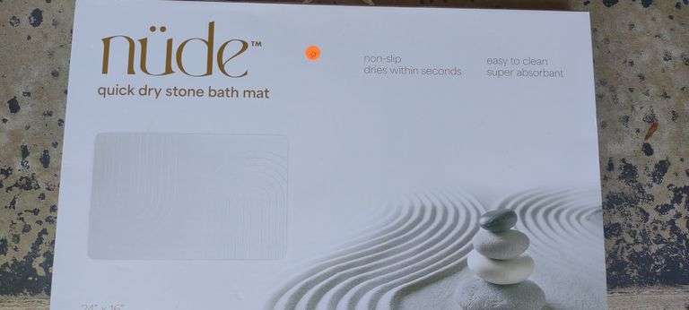 Nude Quick Dry Stone Bath Mat