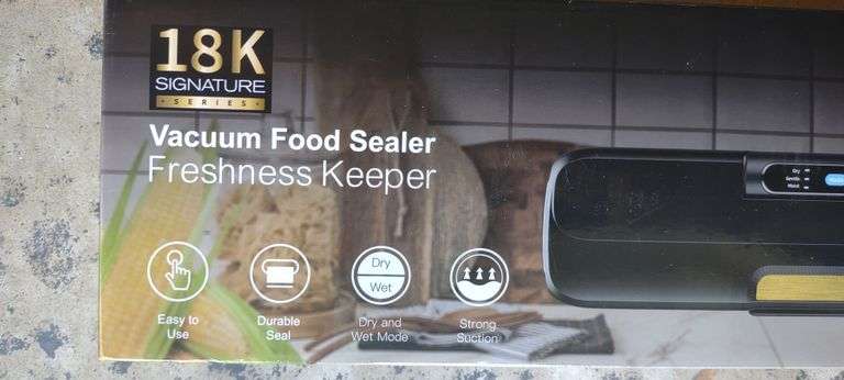 18k Signature Series Vacuum Food Sealer